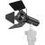 SmallRig 5785 RF 05B - przenośna lampa LED typu latarka z zoomem - przykład użycia z akcesoriami